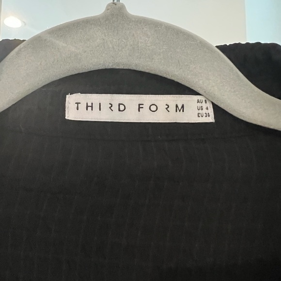 Third Form Black Button Midi Dress - Picture 4 of 4